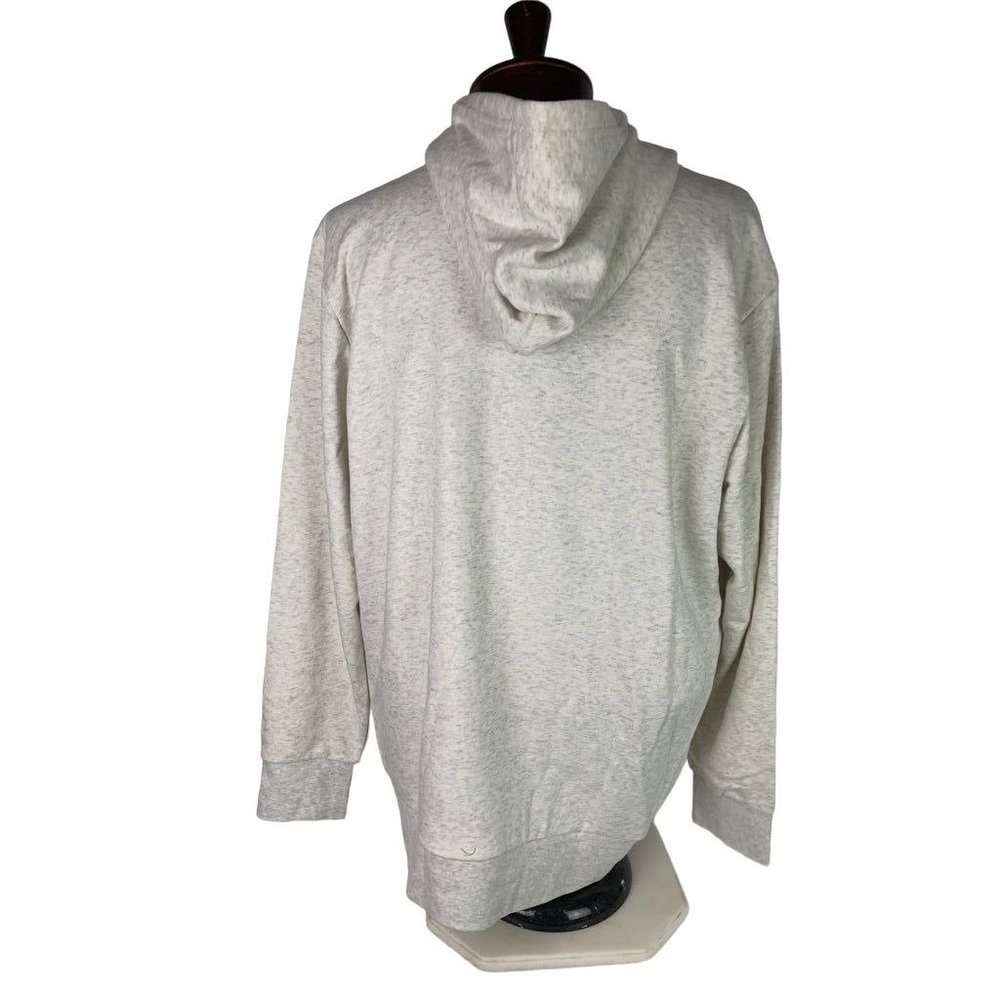 XL Adidas Men's New Pullover Sweatshirt Hoodie Gray Heathered Knit - Picture 6 of 8